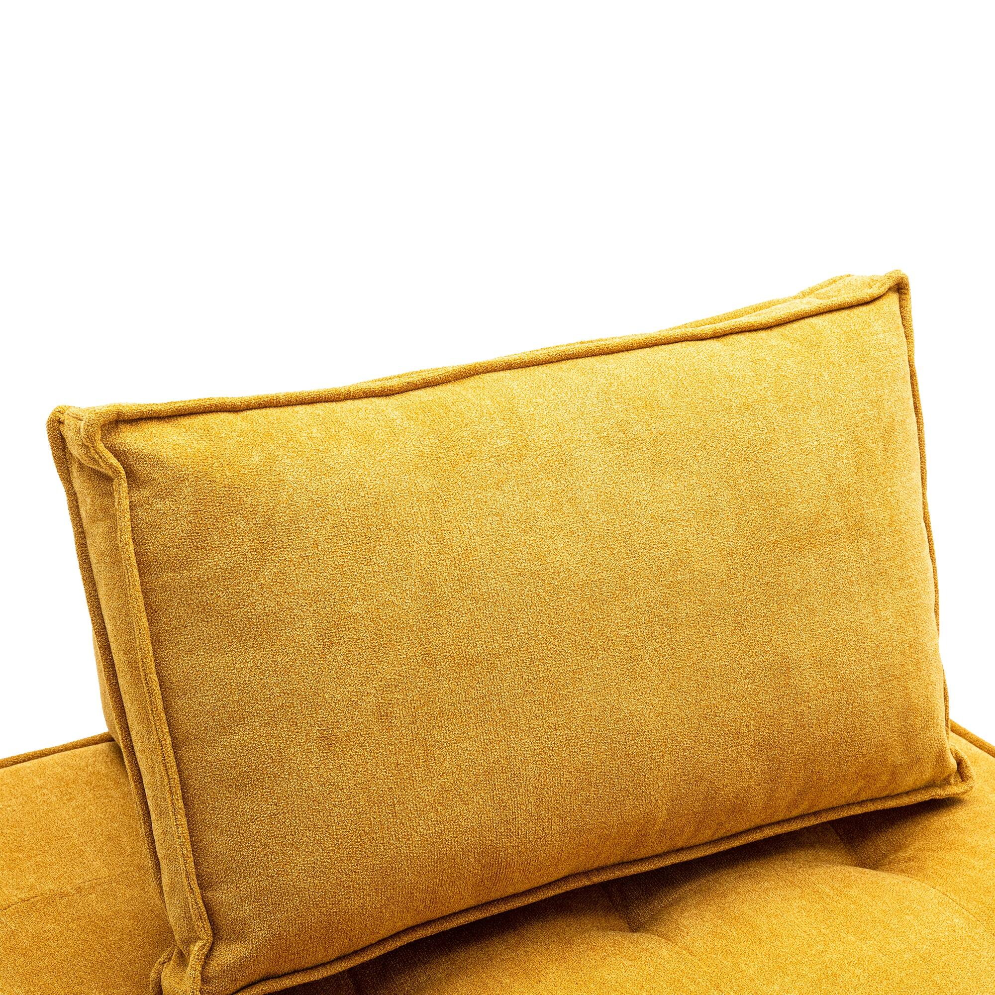 30.41" W Polyester Fabric Upholstered Barral Chair with Pillow Back